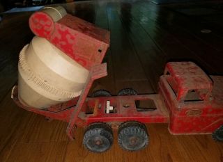 Vintage Tonka Cement Mixer Truck,  Pressed Steel,  Needs Work/Restored, 3