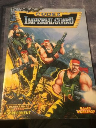 Warhammer 40k Codex Imperial Guard (2nd Edition 1995) Games Workshop Army Book