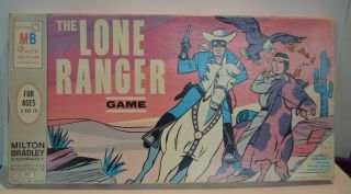 Vintage The Lone Ranger Milton Bradley 1966 Classic Board Game Mb 4721