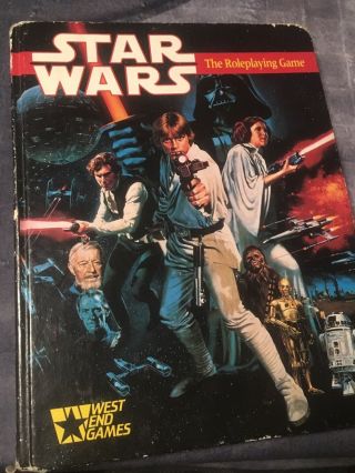 Star Wars The Roleplaying Game - West End Games.  1st Edition Hc