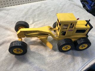Vintage 1970 ' s Pressed Steel Tonka Toy Yellow MR - 970 Road Grader Construction 3
