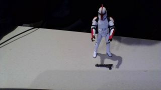 Star Wars Clone Trooper Red Phase 1 Clone Fully Articulated Non - Removable Helmet