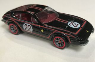 Ferrari 365 Gtb4 Black Hot Wheels Ferrari Racer Loose