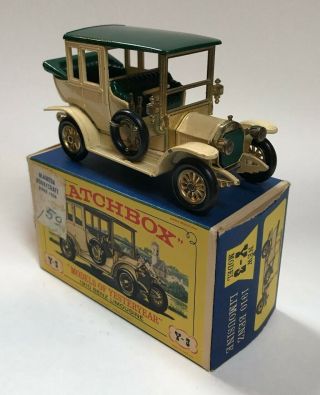 Matchbox Models Of Yesteryear - 1910 Benz Limousine,  Y - 3 W/ Box,  Nr