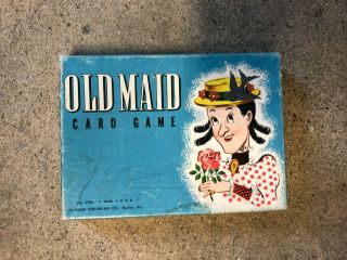 Old Maid Vintage Card Game