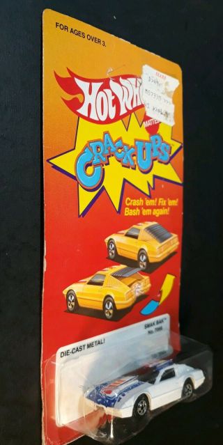 1983 Hot Wheels Crack - Ups Smak Bak 7066.  Unpunched Card 3