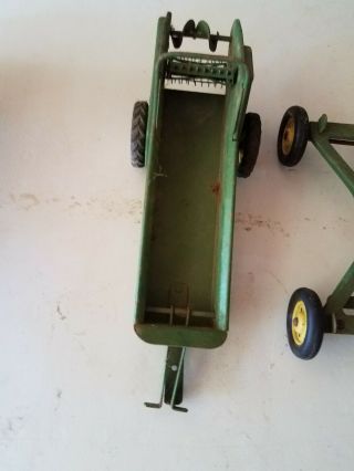 1950s John Deere Toy Manure Spreader And Wagon 2