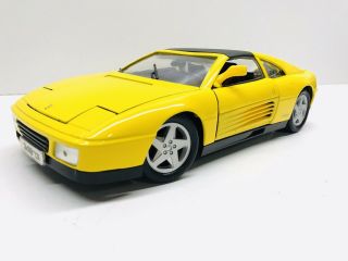 Maisto Ferrari 348 Ts Yellow 1/18 Diecast 1990
