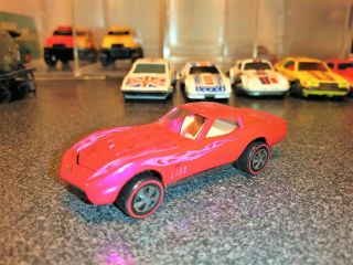 1968 Hot Wheels Redlines 1969 Custom Corvette In Hot Pink