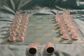 Glass Chess Set Kingdom Treasures
