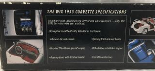 Wix 1953 Corvette Convertible 50th Anniversary Collectors Edition 1:24 4