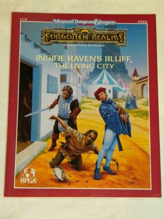 Advanced Dungeons & Dragons Lc2 9282 Inside Ravens Bluff The Living City