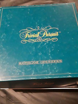 Vintage 1981 Trivial Pursuit Master Game Genus Edition