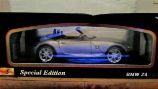 MAISTO - Special Edition 1:18 diecast BMW Z4 ROADSTER Convertible Gray 2