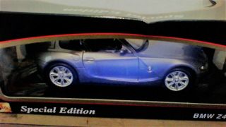 MAISTO - Special Edition 1:18 diecast BMW Z4 ROADSTER Convertible Gray 5