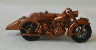 Matchbox Lesney No.  66 Harley Davidson Motorcycle With Sidecar Vintage Diecast