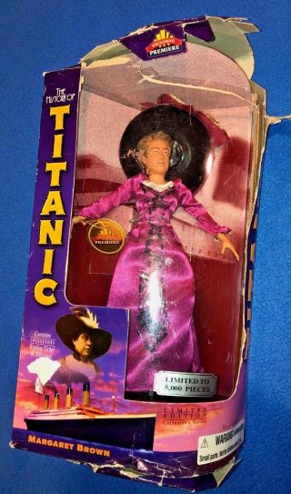 The History Of Titanic Margaret Molly Brown 9 " Figure Doll Premiere 44012