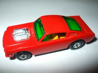 Matchbox Lesney Superfast 8 Ford Mustang Wildcat Dragster Red Code 3 Vnmint
