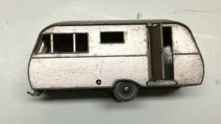 Vintage 1960 ' s Matchbox Lesney No.  23 Bluebird Dauphine Caravan Trailer 3