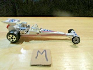 1976 Ideal King Of The Stuntmen Evil Knievel Precision Miniatures Dragster Car D