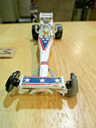 1976 IDEAL King of the Stuntmen Evil Knievel Precision Miniatures Dragster Car D 3