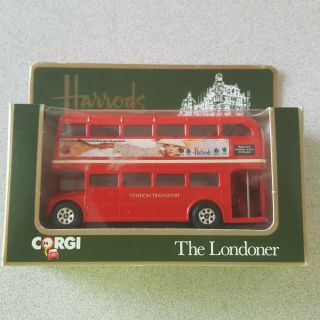 Corgi Routemaster Double Decker London Bus The Londoner Harrods