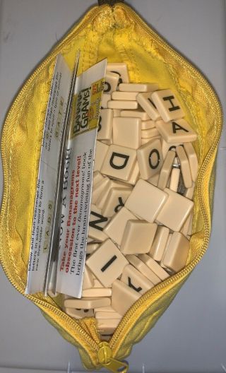 Bananagrams Word Tile Game Fast Fun Travel Game Complete With Instructions N