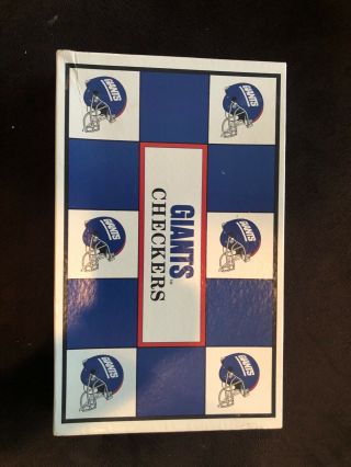 , Nfl Checkers York Giants Vs Dallas Cowboys Helmet Game Set 1993