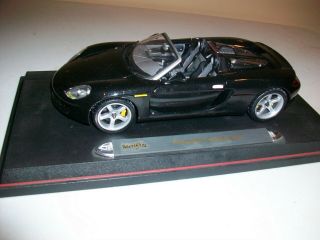 Maisto Porsche Carrera Gt - 1:18 Scale - Black - No Box