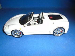 Ferrari 360 Spider Die Cast Car 1:18 Hot Wheels 1990 Mattel Highly Detailed Movi