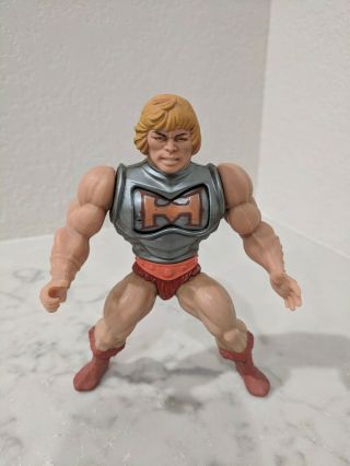 Vintage 1983 Motu Battle Armor He - Man Masters Of The Universe Mattel W/ Error?