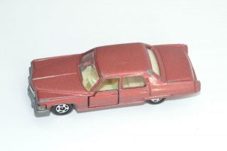 1976 4cm Cadillac Fleetwood Series Brougham Pink {b22}
