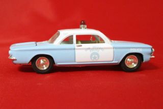 1960 Chevrolet Corvair Coupe Orleans Police 60 Chevy Hard Top 1/56 Scale