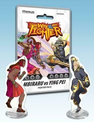 Ninja Division Boardgame Way Of The Fighter - Mbiraru Vs.  Ying Pei No Box Nm