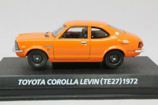 9637 Konami 1/64 Toyota Corolla Levin Te27 Orange No - Box Tracking Number