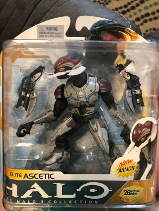 Halo 3 Series 8 Elite Ascetic Silver 5in Action Figure Mcfarlane Toys