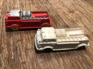 Vintage AUBURN RUBBER CO.  TOY 1950 ' s Small Cars Fire Engine Truck 3