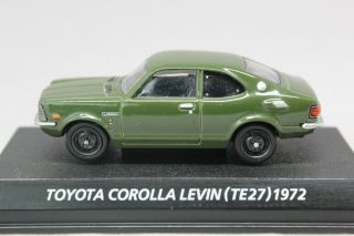 9639 Konami 1/64 Toyota Corolla Levin Te27 Green No - Box Tracking Number