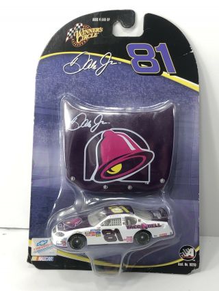 2004 Winners Circle Dale Earnhardt Jr 81 Taco Bell Car With Magnetic Hood