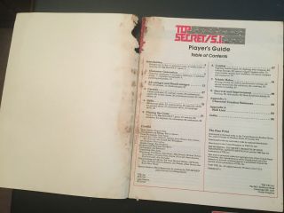 Top Secret S.  I.  RPG Players Guide,  Administrators Guide & G4 File Guns 1987 TSR 2
