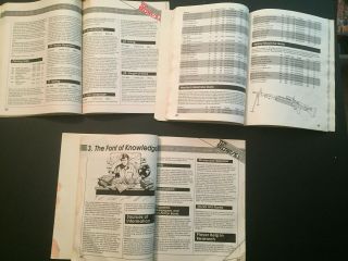 Top Secret S.  I.  RPG Players Guide,  Administrators Guide & G4 File Guns 1987 TSR 5
