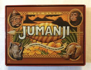 Jumanji Board Game With Real Wooden Box By Cardinal Games