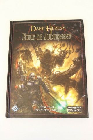 Warhammer 40k: Dark Heresy Rpg: Book Of Judgement Hardcover