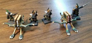 Warhammer Fantasy Battles Dark Elves Marauder Repeater Bolt Thrower Painted; 2
