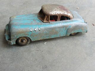 1950s Hubley 465 Buick Convertible Die Cast Kiddie Toy Car W Movable Hard Top @@