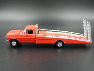 1969 69 Ford F - 350 Ramp Tow Truck Flatbed 1:64 Scale Diorama Diecast Model Car