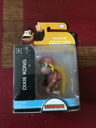 Donkey Kong Series 5 Nintendo Dixie Kong 2.  5 " Mini Figure