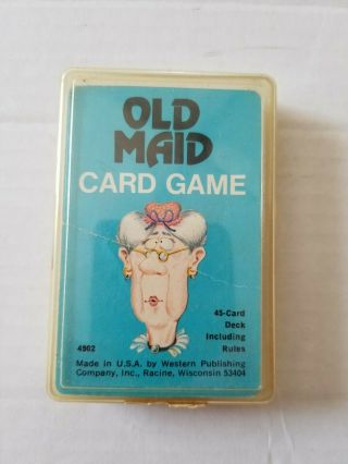 1975 Whitman Old Maid Card Game