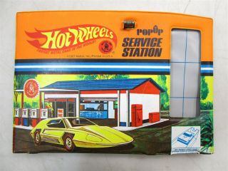 Vintage 1967 Mattel Red Line Hot Wheels Pop Up Service Station - - No Car