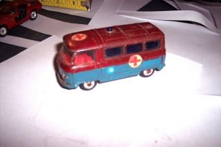 Vintage Corgi Toys Commer 3/4 Ton Chassis Red Cross Stickers As Found